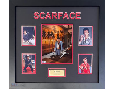 AL PACINO (SCARFACE) PERSOANLLY SIGNED 10" X 8" PH...