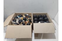 Assorted lot of 3393 Ostrich Eggs. Black in