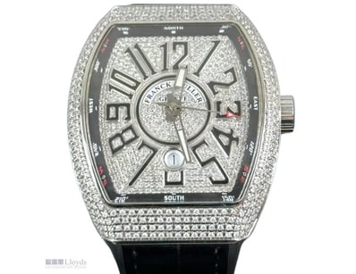 FRANCK MULLER V45 45MM STAINLESS STEEL V45 SC DT A...