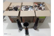 Assorted lot of vases. Including 3358 sm black