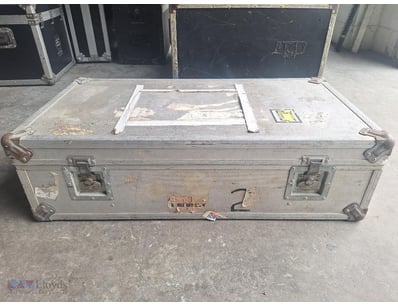 Road Case, On Castors, Approximately 260mm x 900mm...