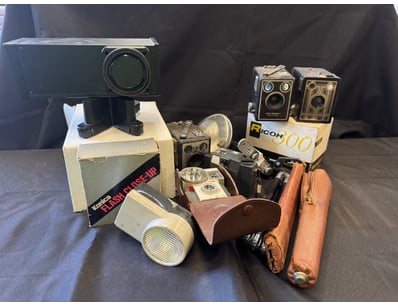 CAMERA COLLECTION - KODAK, RICOH, AND ACCESSORY LO...