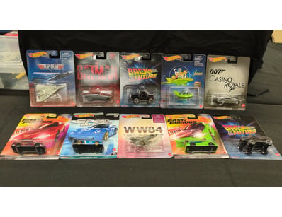 10X ASSORTED HOT WHEELS PREMIUM CARS INCLUDING WON...