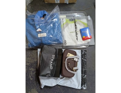 Clothing, including handbag, Shearguard para coat ...
