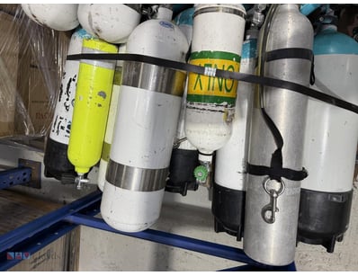 Comprehensive scuba diving equipment collection fe...