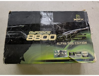 NVIDIA GeForce 8800 GTS Alpha Dog Edition graphics...