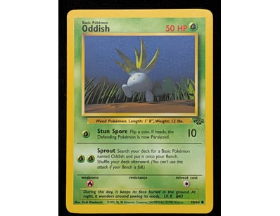 ODDISH POKÉMON TRADING CARD - BASE SET #32/64

5...