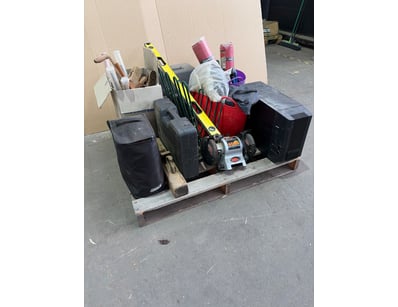 Comprehensive workshop tool and equipment lot feat...