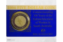 248 · 1994-AUSTRALIA FIVE DOLLAR COIN 100 YEARS OF THE