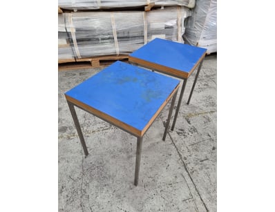 Table, coffee table, wood type top, aluminium fram...