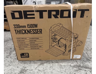 Detroit 330mm 1500W Thicknesser ( Model: DETMB133)...
