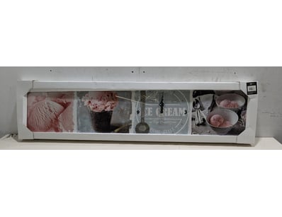 RRP $70.00 each - QTY 15 Gelato canvas wall clock ...