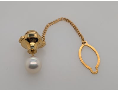 CULTURED PEARL & 9CT YELLOW GOLD TIE PIN


5830...