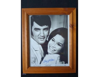 PHOTOGRAPH FEATURES ELVIS PRESLEY AND MARY TYLER M...