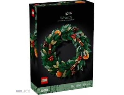 LEGO® ICONS SET 10340 WREATH FEATURING A FESTIVE B...