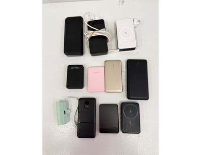 11 Assorted Powerbanks

SOLD AS LOT

