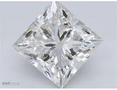 0.07 CARAT WHITE FANCY PRINCESS CUT DIAMOND       ...