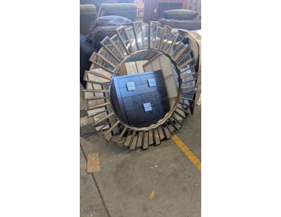 Large Mirror, Medium Stained Timber Frame

Dimen...