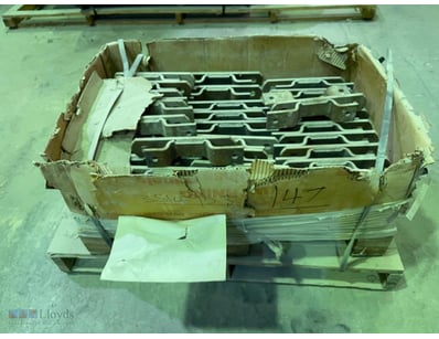 Unused Bulk lot of cast iron plate bucket attachme...