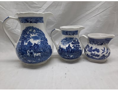 ADAMS REAL ENGLISH IRONSTONE SET AND CHURCHILL ENG...