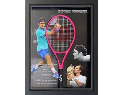 ROGER FEDERER PERSONALLY SIGNED TENNIS RACKET

Fra...