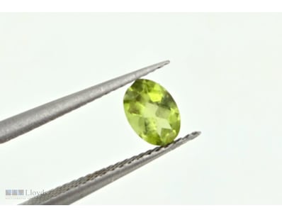 CERTIFIED 0.480CT NATURAL PERIDOT (OLIVINE) – OVAL...