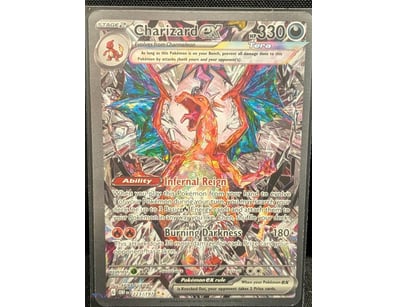 CHARIZARD EX POKÉMON TRADING CARD - HOLOGRAPHIC FO...