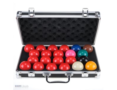 Snooker Ball Set 22pc In Aluminium Carry Case - 2 ...