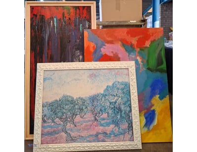 UNKNOWN ARTISTS

Three Acrylic On Canvas Paintings...