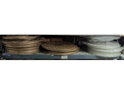 Extensive collection of decorative laser-cut woode...