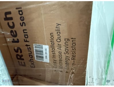 ERS Tech Exhaust Fan Seals, factory-sealed in orig...