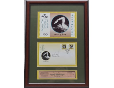 MURRAY ROSE AUSTRALIAN OLYMPIC LEGEND SIGNED FIRST...