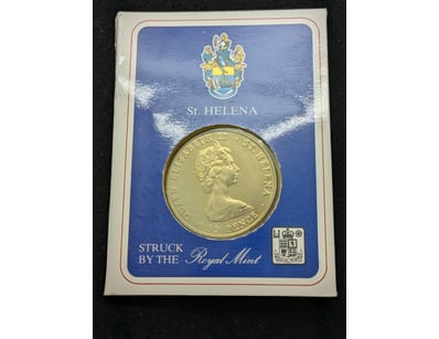 ROYAL MINT COMMEMORATIVE COINS - ST. HELENA 50 PEN...