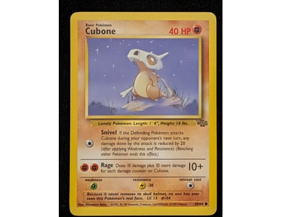 CUBONE POKÉMON TRADING CARD - BASE SET #50/64

C...