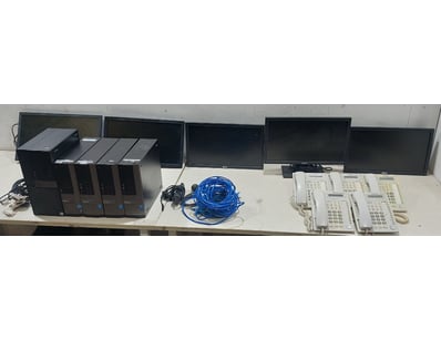 Office Equipment Lot, includes monitors,keyboards ...