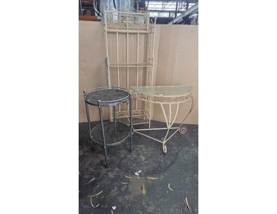 Furniture, including outdoor shelving unit include...