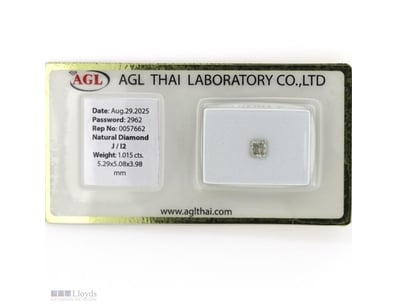 1.015CT CERTIFIED, NATURAL DIAMOND     

Princess ...