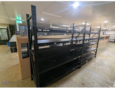 Stock Racking - GSS, black steel, medium duty, run...