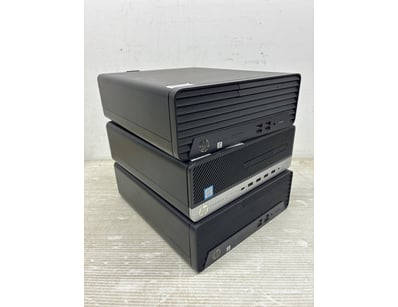 Lot of 3 HP desktop computers in small form factor...