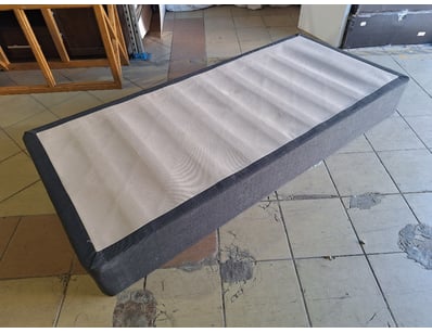 Bed Base, Grey Finish 

Dimensions H:26cm W:202c...