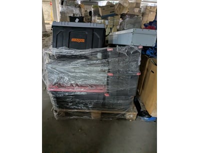 Bulk lot of empty toolbox kits, various brands inc...