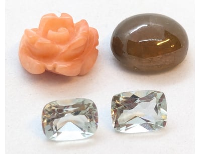 17.5 TCW GEMSTONES

Includes Aquamarine, Coral And...
