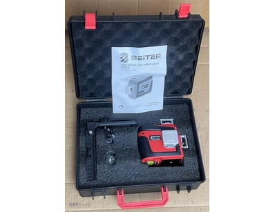 Beiter laser level kit. 1 x TIGE-3DG laser level w...