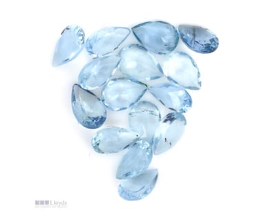 5.09CT TSW X 15, NATURAL BERYL AQUAMARINES     

P...