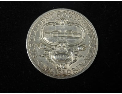 1927 AUSTRALIAN PARLIAMENT HOUSE FLORIN

Conditi...