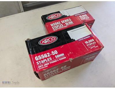 Airco Staples, G5562-50 & W5562-16

Sold as lot