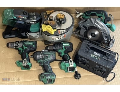Cordless Hikoki 36V tools. 1 x VB 3616DA rebar cut...