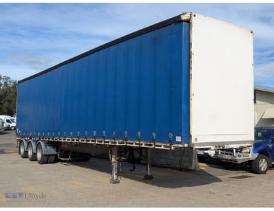 <b>Barker Heavy Duty Triaxle Curtainside Trailer -...