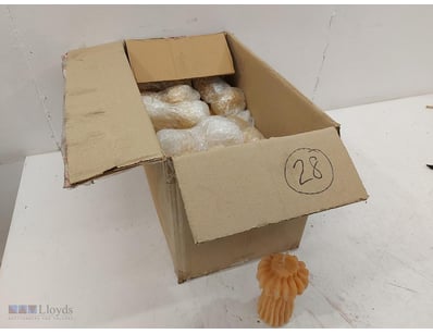 Bulk lot of approximately decorative pillar candle...