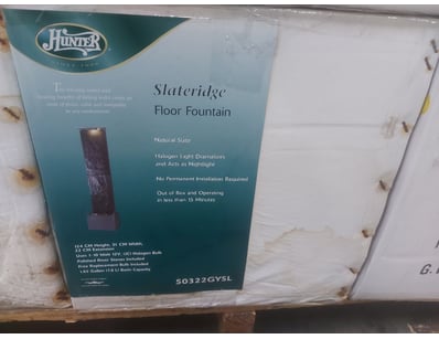 RRP $578 Hunter slateridge floor fountain

Model...